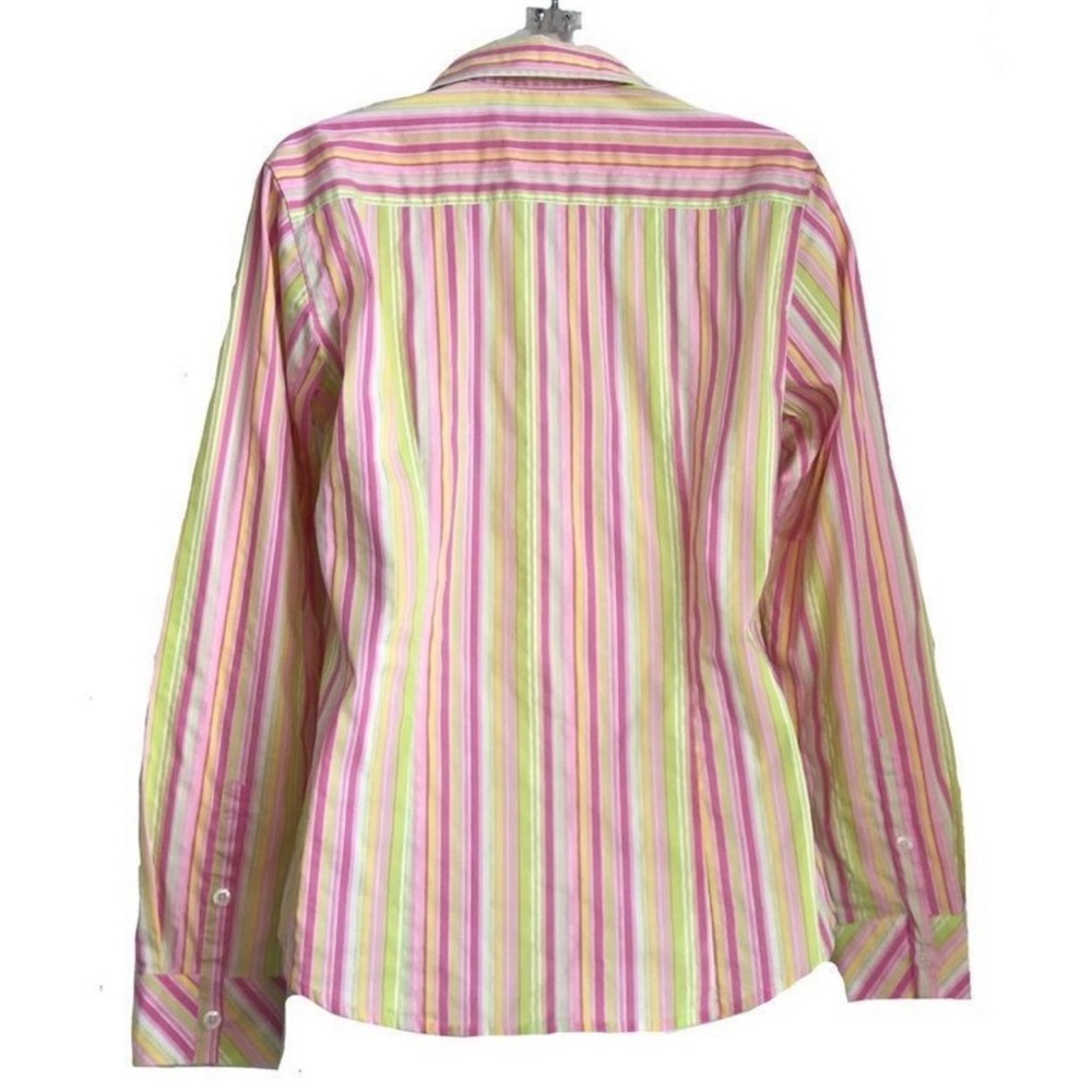 LILY PULITZER WHITE LABEL BLOUSE BEAUTIFUL LILY DETAILS LIKE NEW - Picture 7 of 16